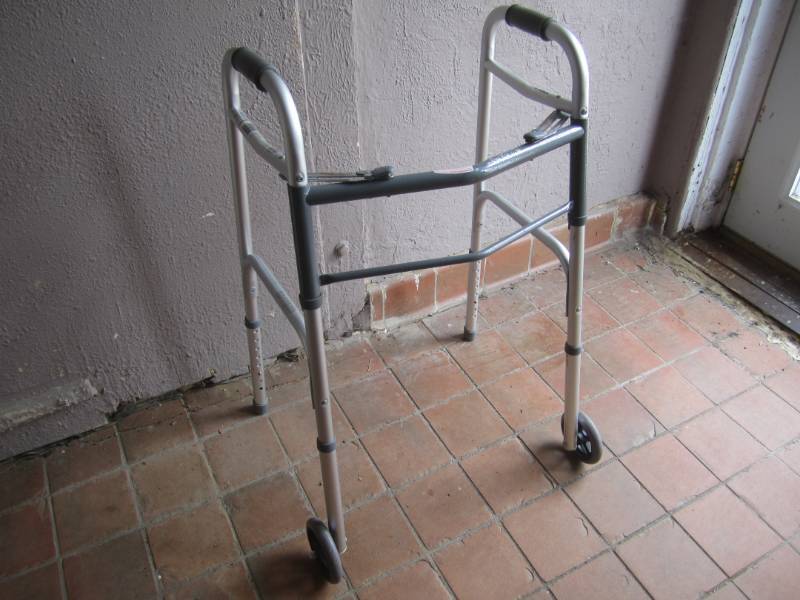 Guardian Folding Walker with Wheels...