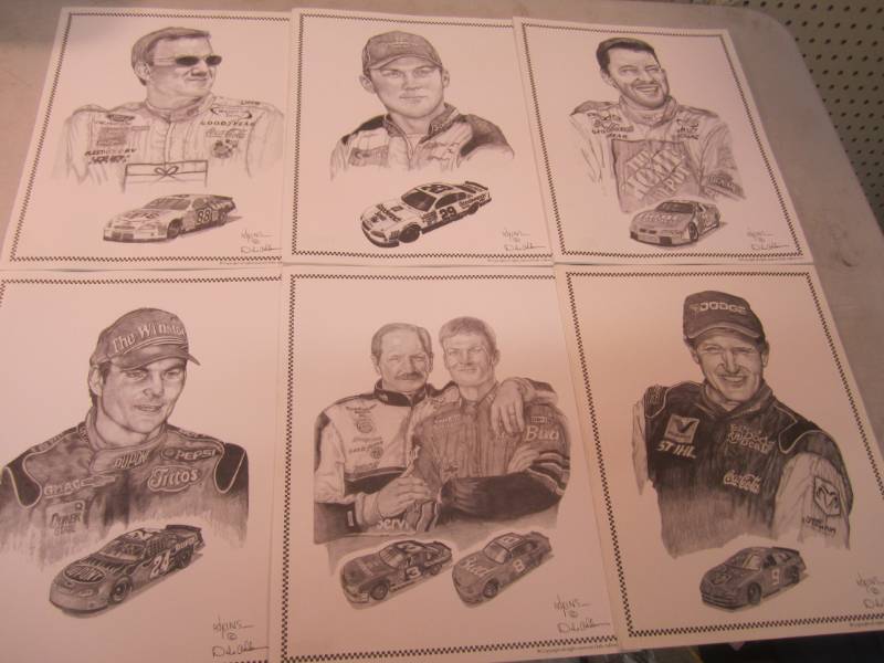 Lot of 38 Nascar Driver Prints 11 ...