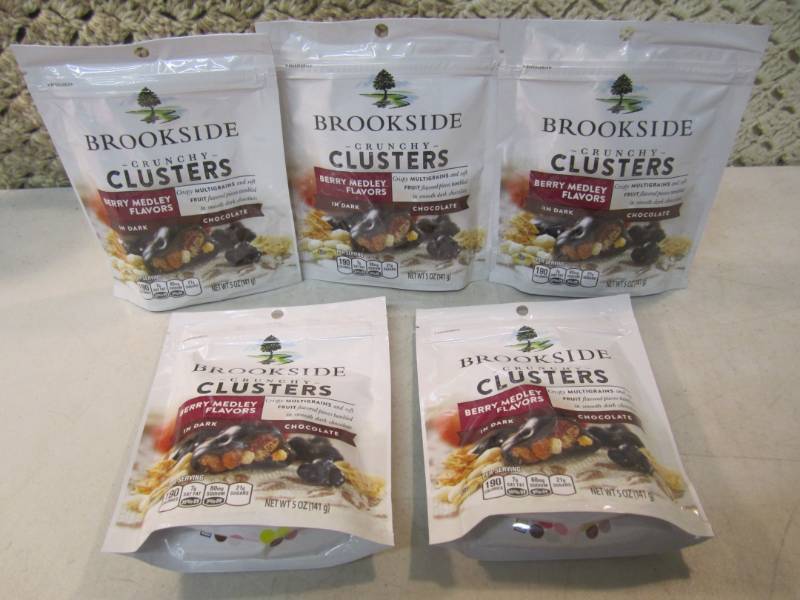 5 Bags of Brookside Crunchy Cluster...