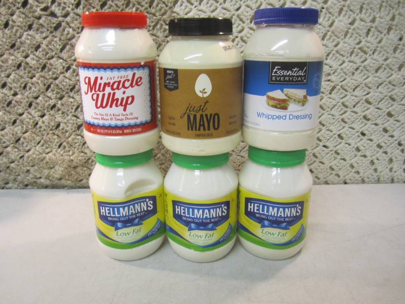Mixed Lot of 6 Jars of Mayo and Whi...