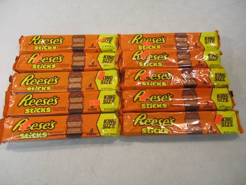 10 King Size Reeses Sticks 4 Stick ...