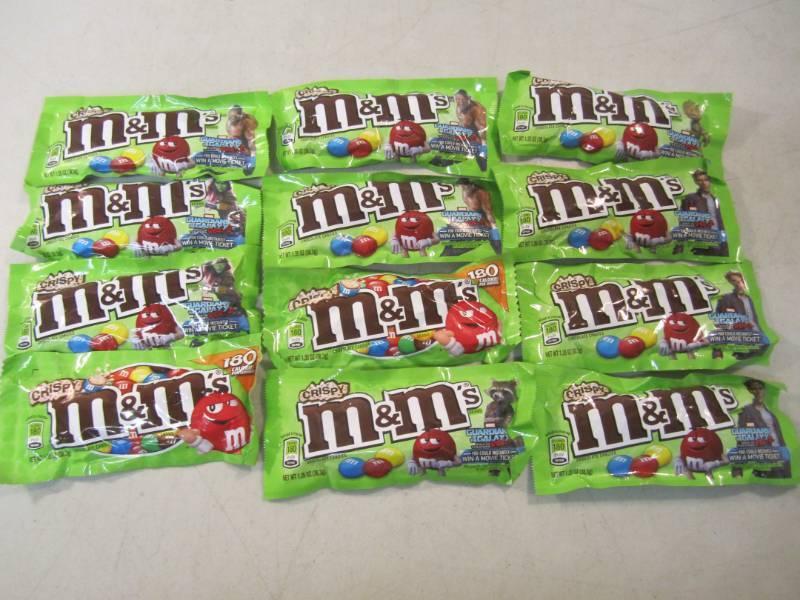 12 Bags of Crispy M&Ms Best by Apr...
