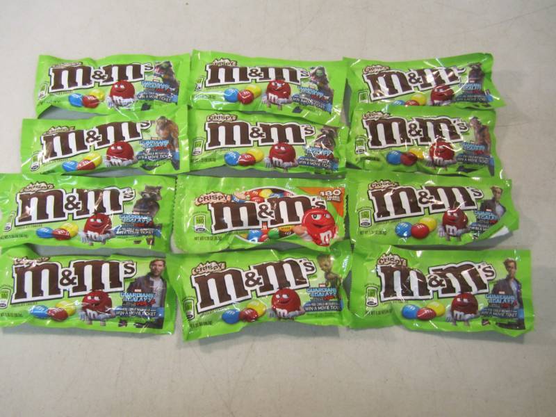 12 Bags of Crispy M&Ms Best by Apr...