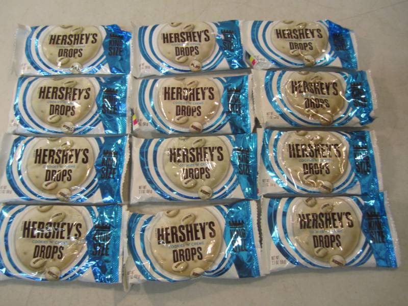 12 King Size Bags of Hersheys Cooki...