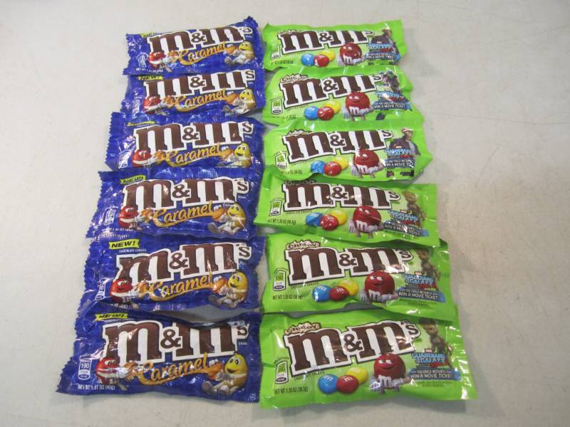 Mix Lot of 12 Bags of M&Ms 6 each ...
