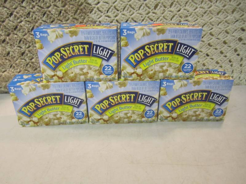 5 Boxes of Pop-Secret Light Butter ...