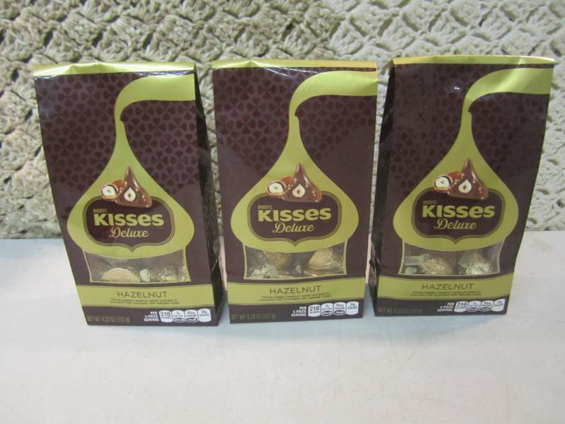 3 Bags of Hersheys Kisses Deluxe Ha...