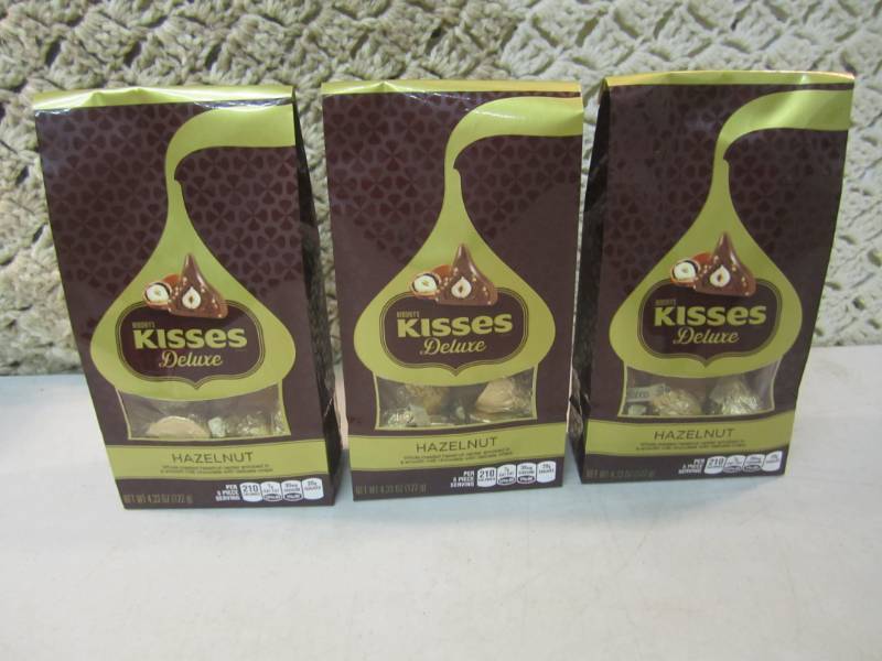 3 Bags of Hersheys Kisses Deluxe Ha...
