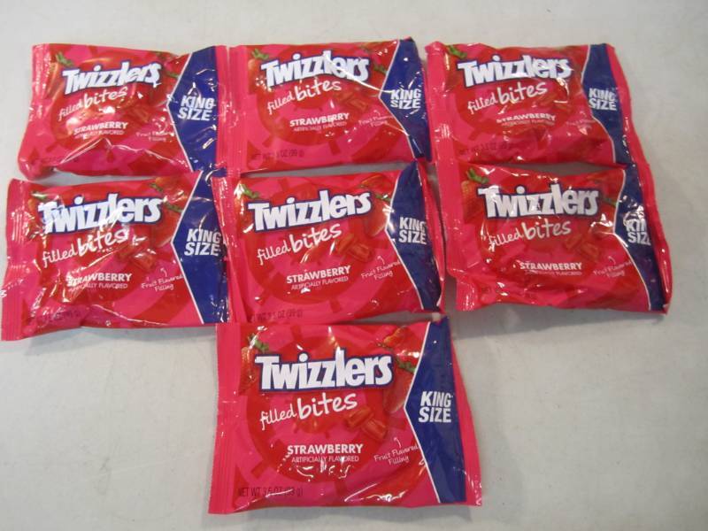 7 King Size Bags of Twizzlers Fille...
