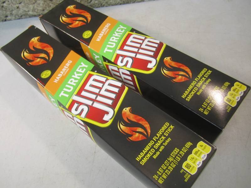 2 Box of 24 each Slim Jim Snack Sti...