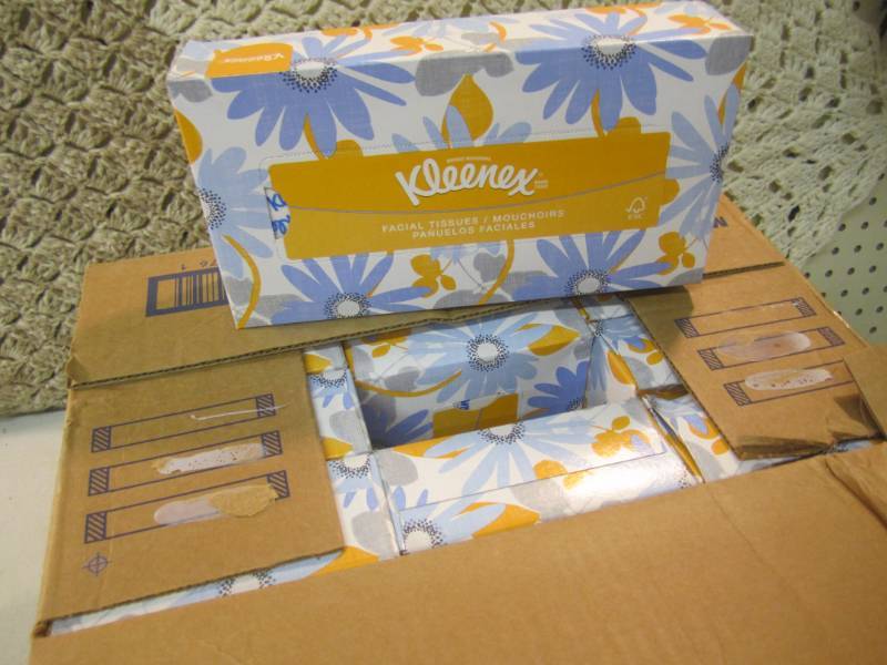Case of 12 Boxes of Kleenex Facial ...