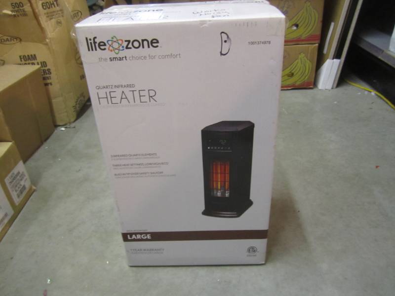 Life Zone Quartz Infrared Heater Op...