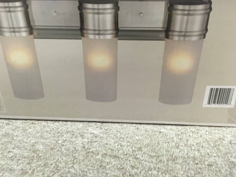 Hampton Bay 3 light fixture new
