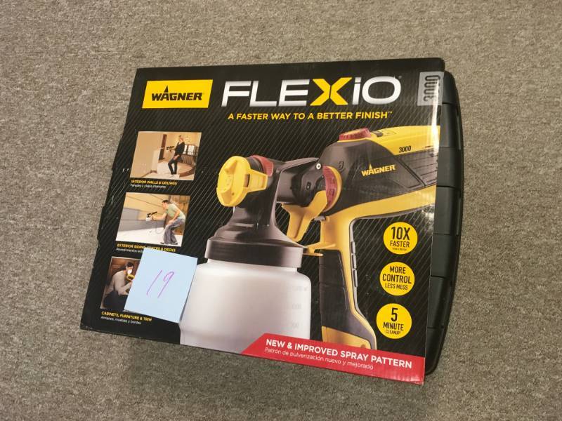 Wagner Flexio 3000 Handheld HVLP Paint Sprayer Used in working condition