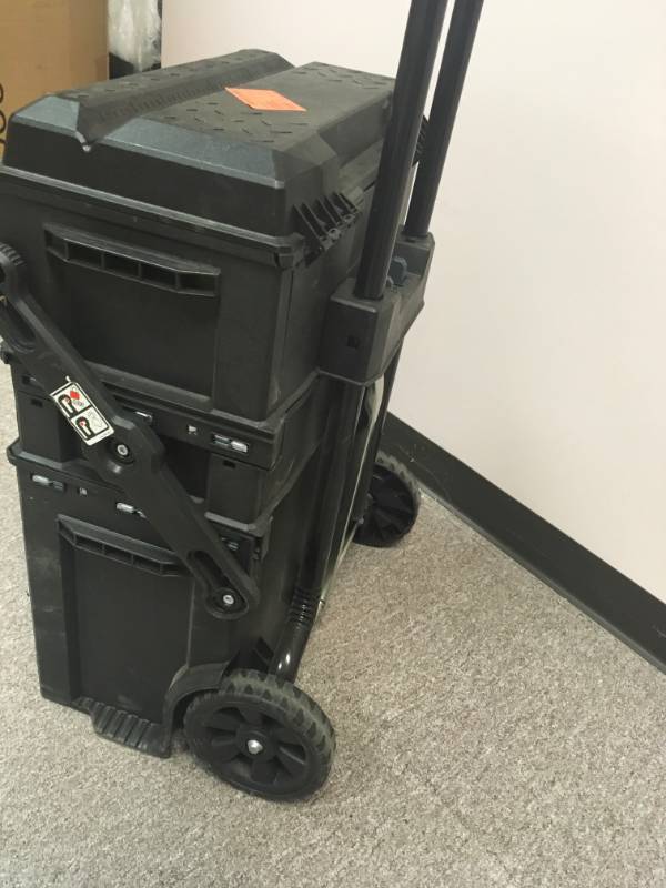 Stanley FatMax tool box damaged on top