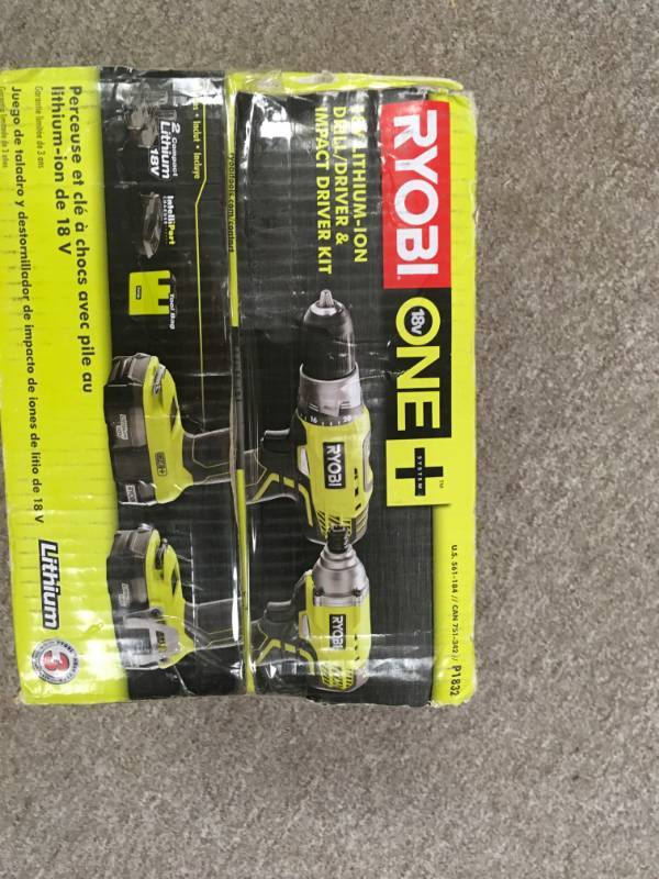 Ryobi One Drill Driver and impact drill - one battery only used in good working condition