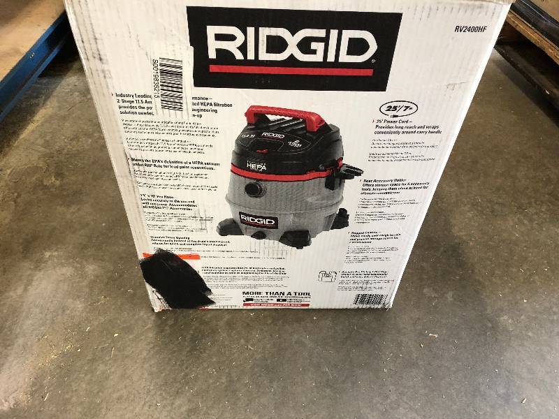 RIDGID 14 gal. HEPA Wet Dry Vac not used
