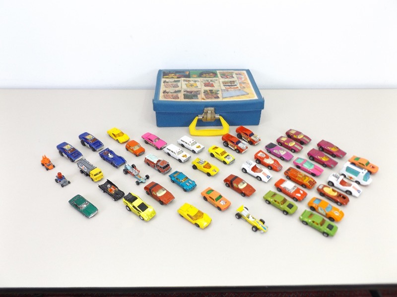 lot 22 image: Early 1960s and 70s Matchbox etc. in Case
