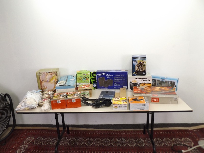 lot 90 image: HUGE lot of New in Box Household, Housewares, etc.