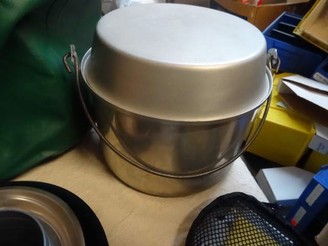 lot 32 image: Misc outdoor cooking sets with dish...