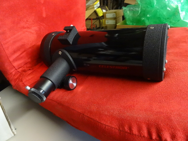 lot 34 image: Celestron telsescope. Rocking porta...