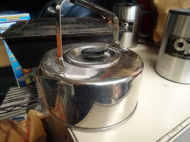 lot 38 image: Outdoor popcorn popper. Stainless m...