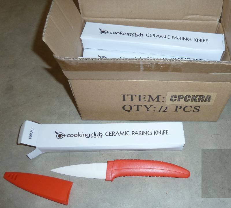lot 36 image: 36 ceramic paring knives
