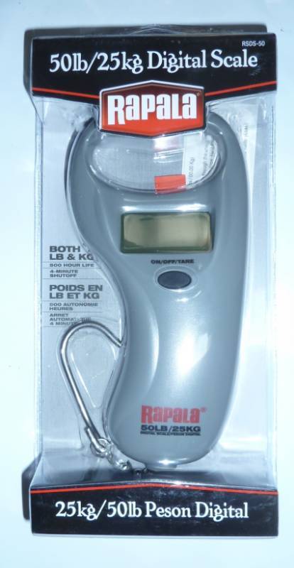 lot 65 image: Rapala digital scale up to 50 lbs, NEW