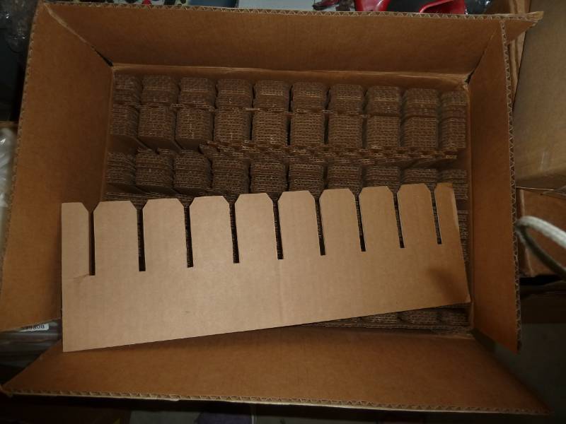 lot 90 image: 5 boxes full of cardboard dividers - hundreds of them, various sizes