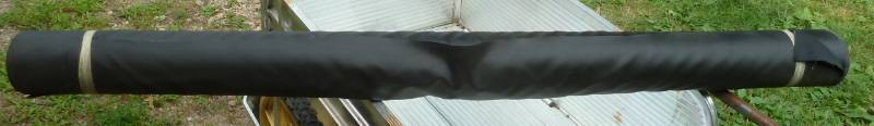 lot 115 image: 60 roll of heavy ripstop black nylon - this is heavy like for outdoor furniture - 2-3X heavier than jacket material