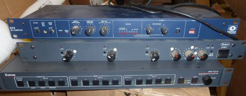 lot 118 image: 3 electronic items, paging and media systems, untested