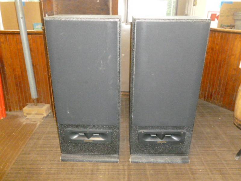 lot 3 image: Tower Speakers