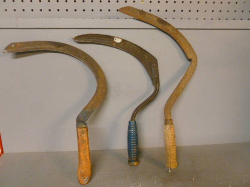 lot 50 image: Vintage Corn Knives