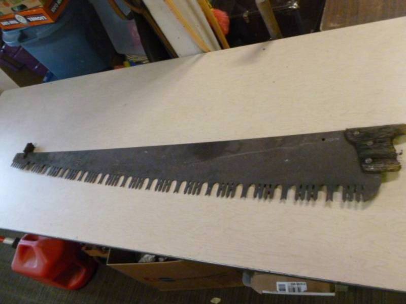 lot 73 image: Vintage Two Man Saw Blade