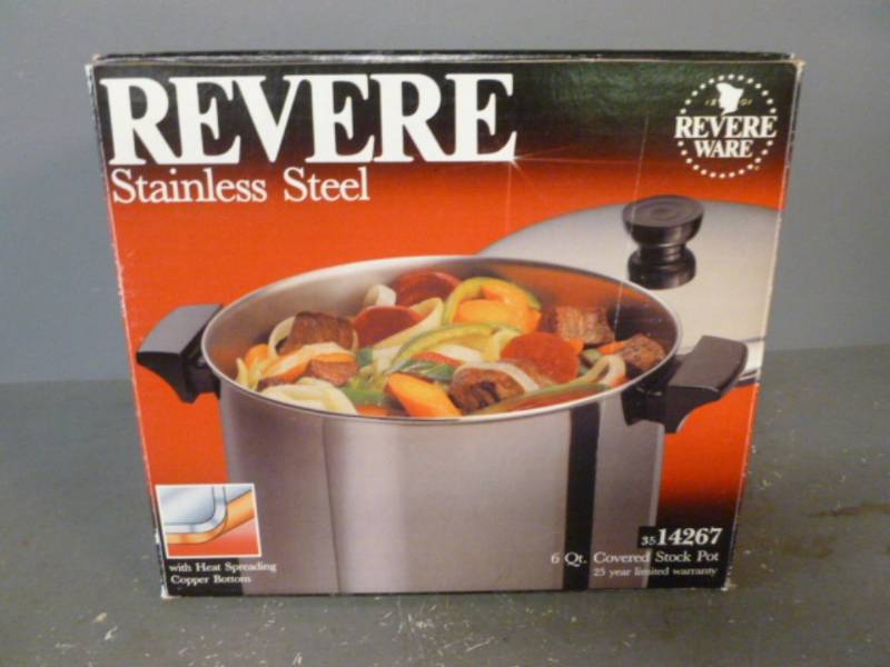 lot 101 image: Revere Ware Cookware