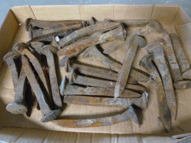 lot 108 image: Vintage Railroad Spikes