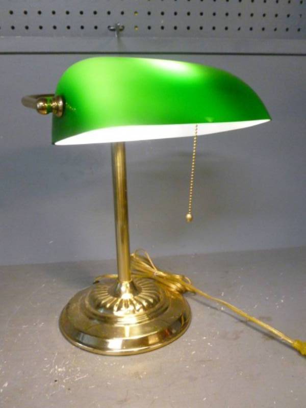 lot 158 image: Brass Lamp