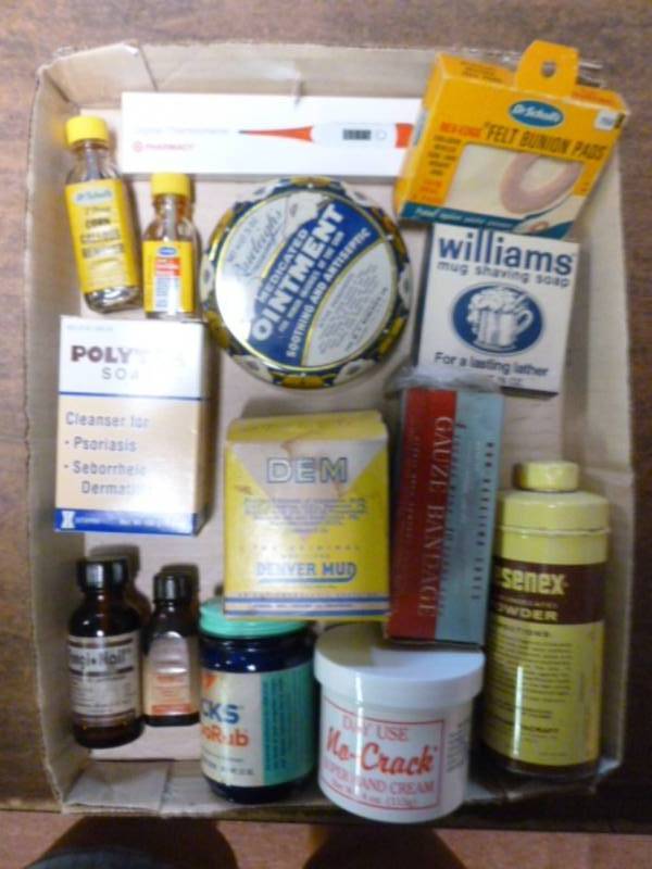 lot 181 image: Vintage Product Containers