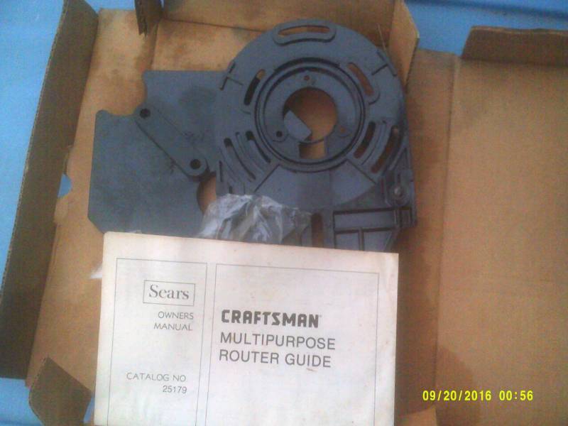 lot 45 image: CRAFTSMAN MULTI PURPOSE ROUTER GUIDE