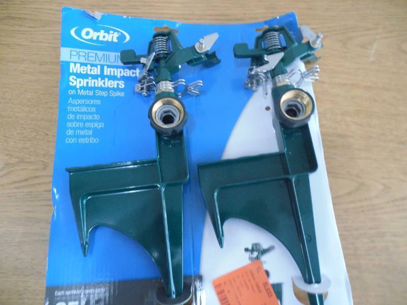 lot 17 image: Orbit Zinc Green Partial-Circle and Full-Circle Sprinkler Head (2-Pack)