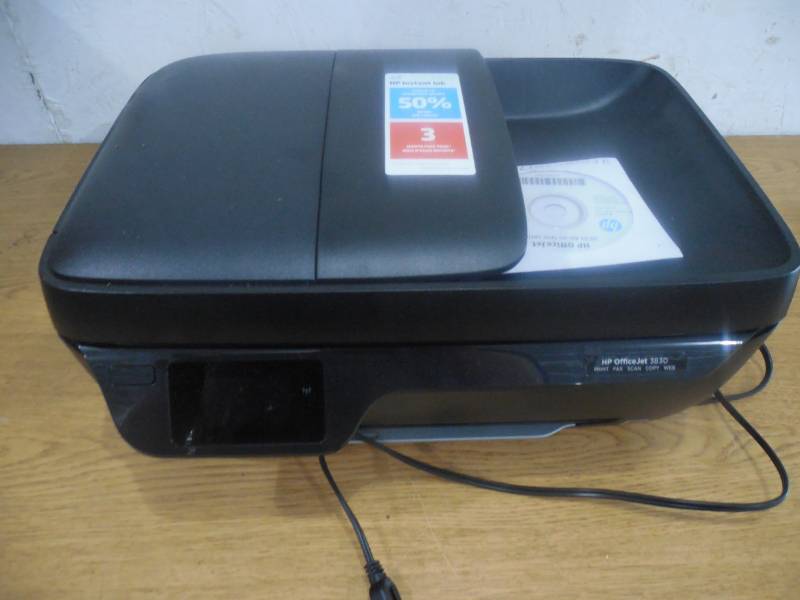 lot 6 image: HP OfficeJet 3830 All-in-One Inkjet Printer