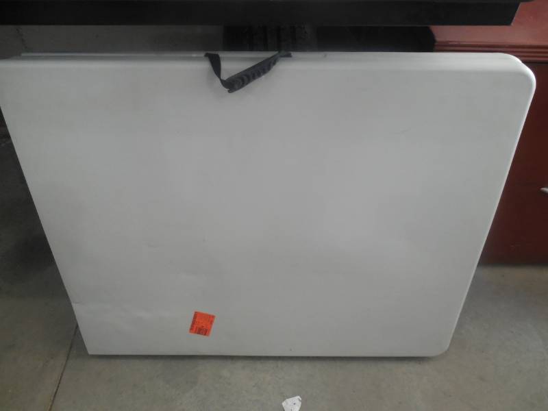 lot 53 image: HDX Earth Tan Folding Table 6