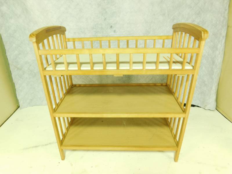 lot 24 image: Wooden Changing Table For Baby