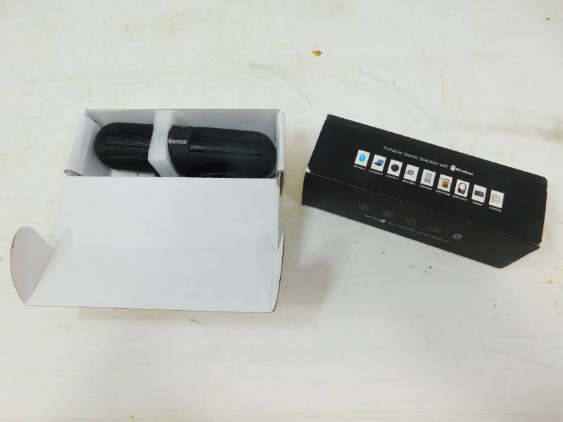 lot 87 image: Portable Stereo Speaker With Wireless----Bluetooth