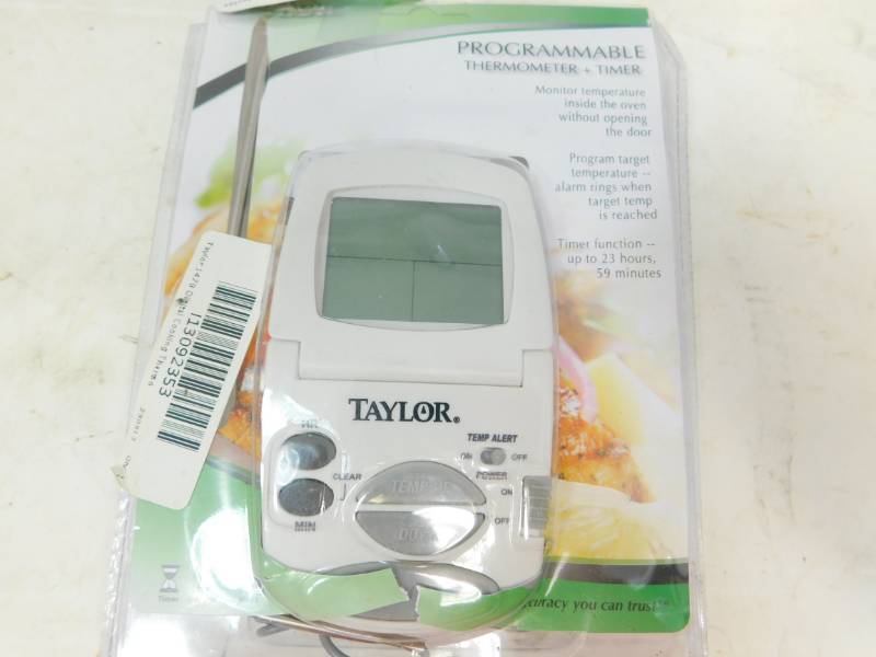 lot 94 image: Taylor Programmable Thermometer      Timer