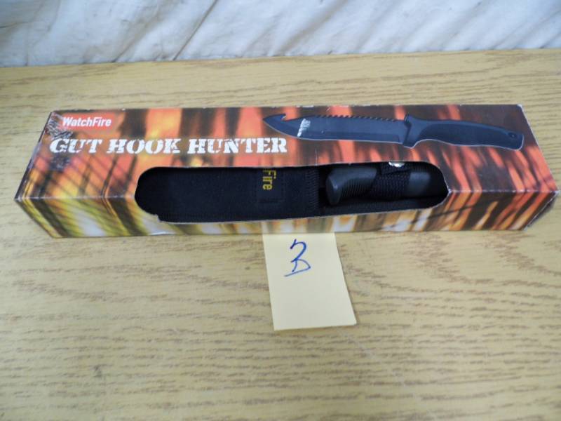 lot 3 image: New Guy Hook Hunter Knife