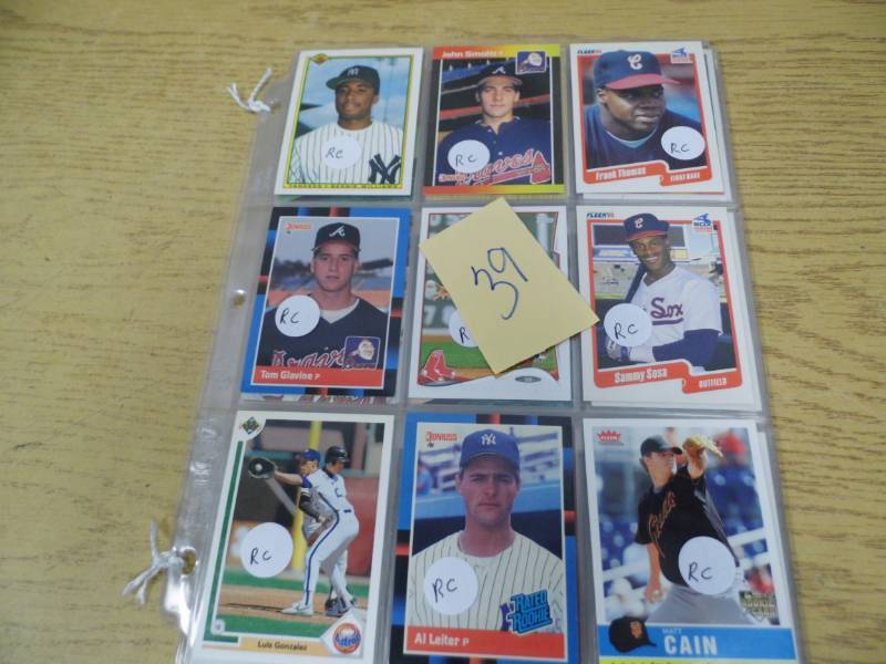 lot 39 image: 6 Pages of Assorted Sports Cards