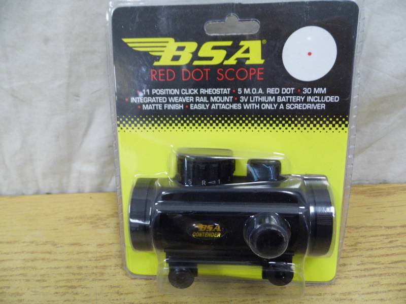 lot 42 image: New BSA Red Dot Scope