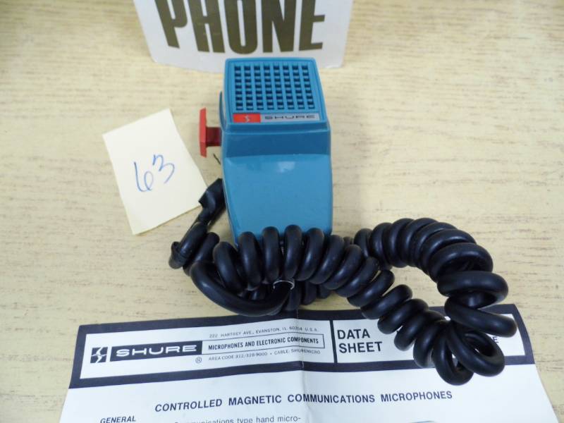 lot 63 image: Shure Microphone