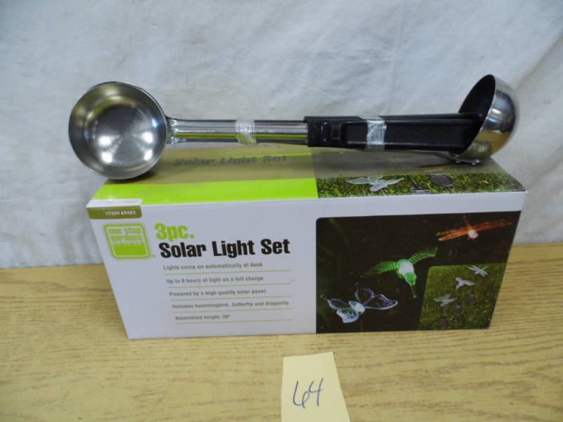 lot 64 image: Solar Lights - Restaurant Ladles